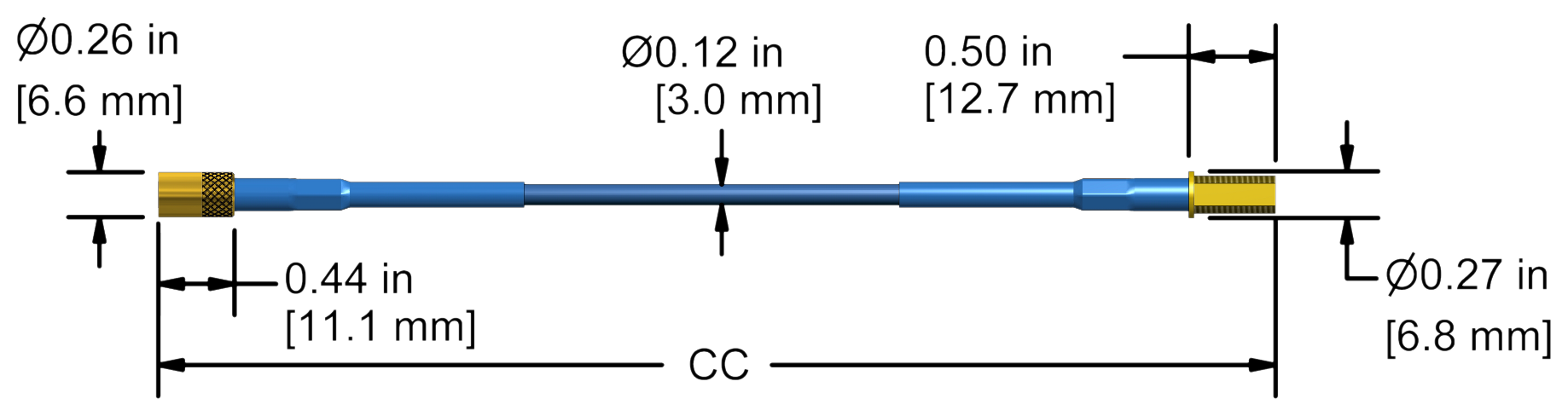 Hazardous-Area Approved DC100130 dimension drawing